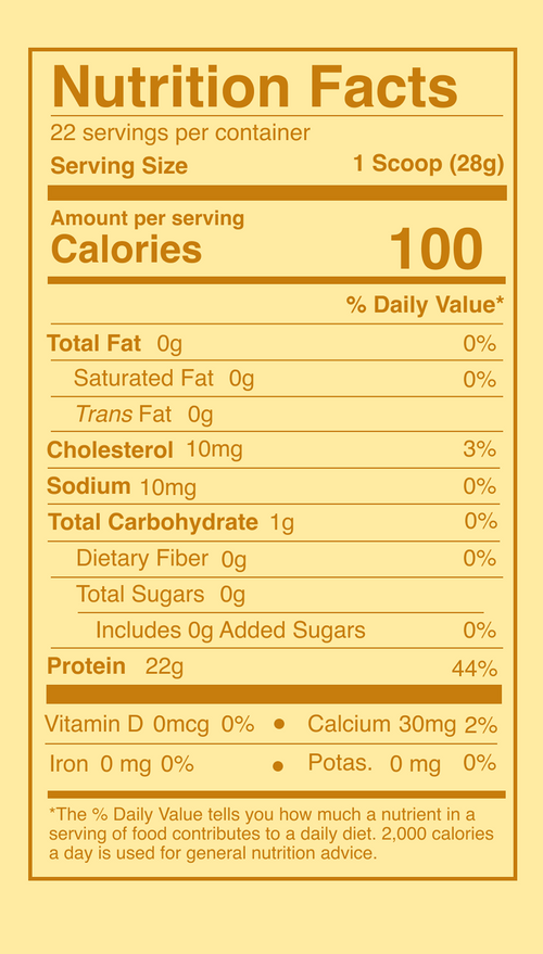 nutrition facts