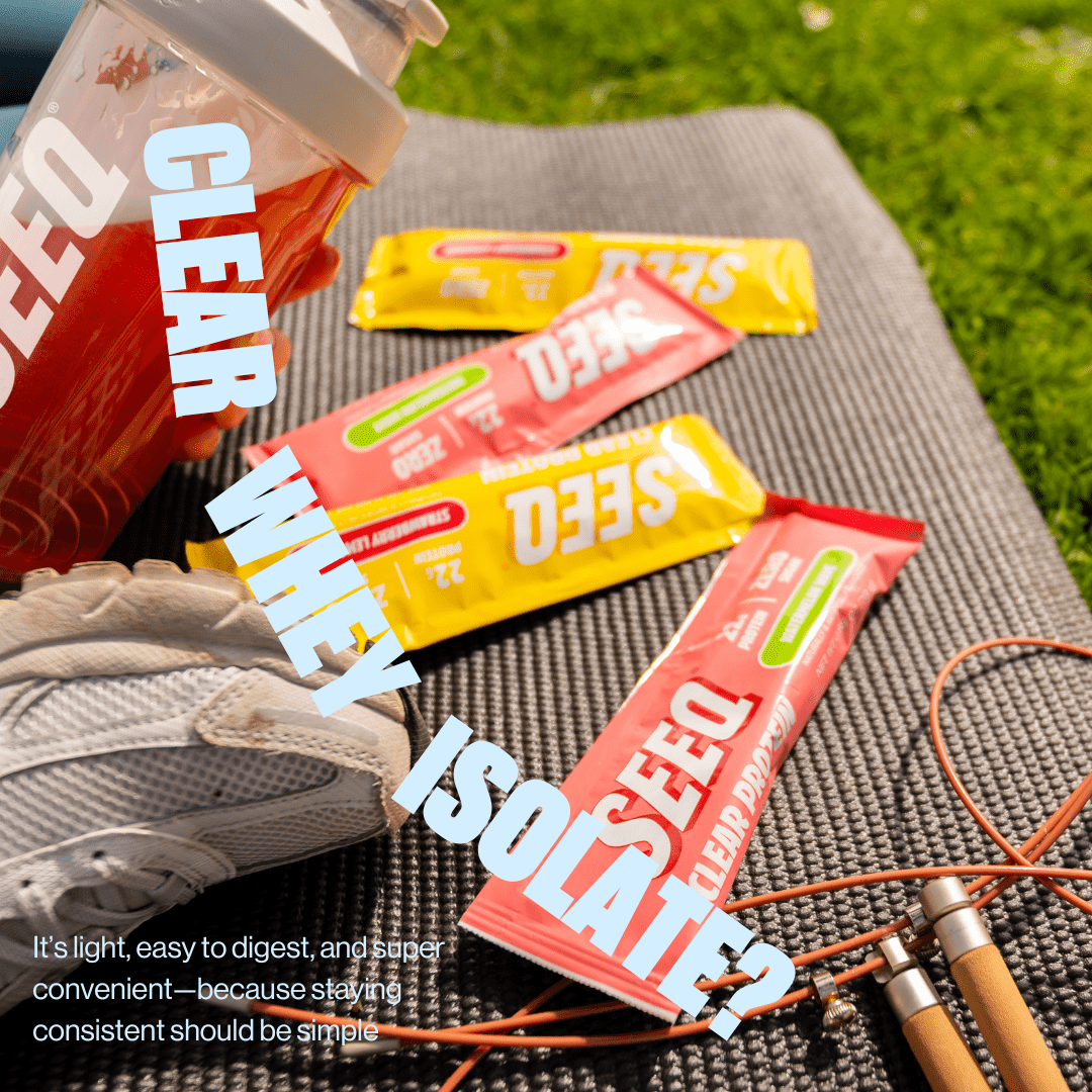 Seeq Clear Whey Isolate Protein Sticks And Drink