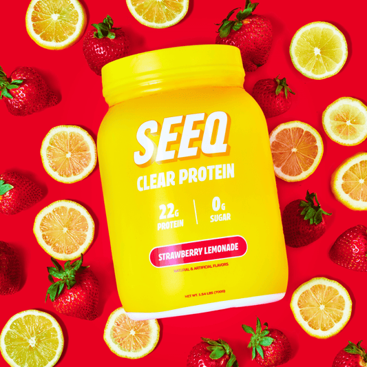 Clear Protein Strawberry Lemonade Refresher - SEEQ