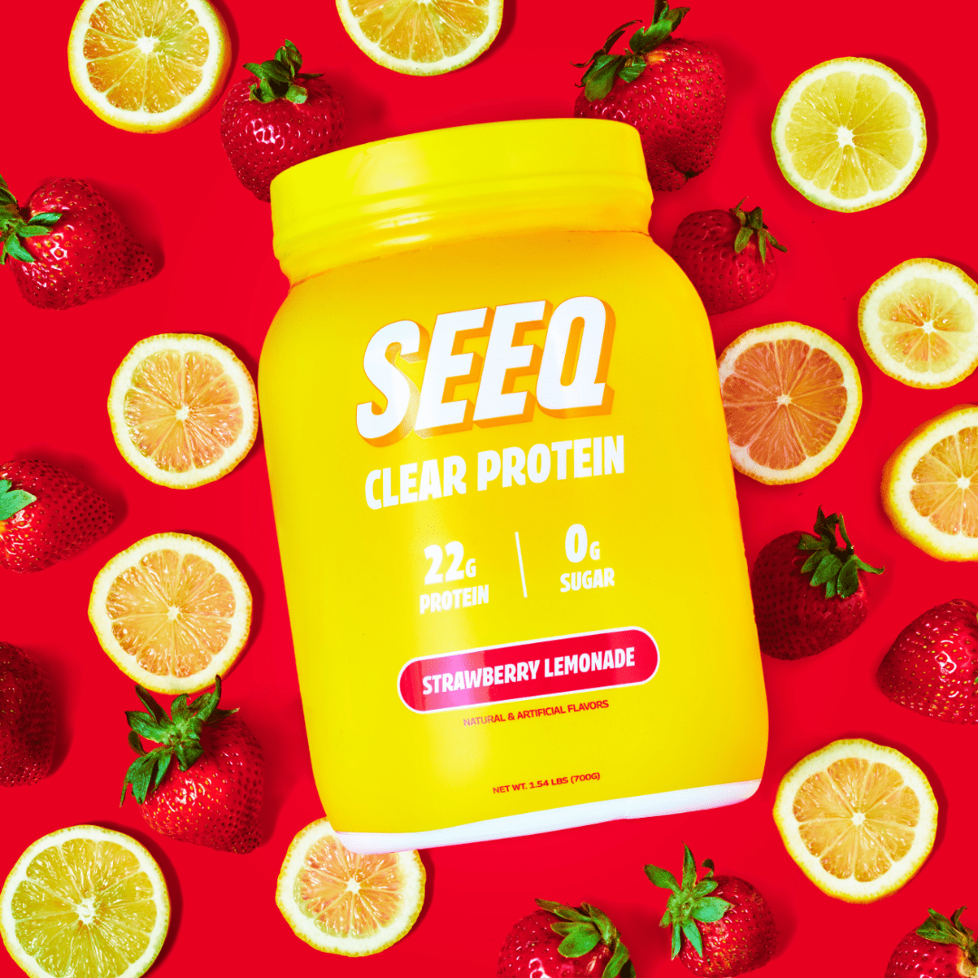 Clear Protein Strawberry Lemonade Refresher