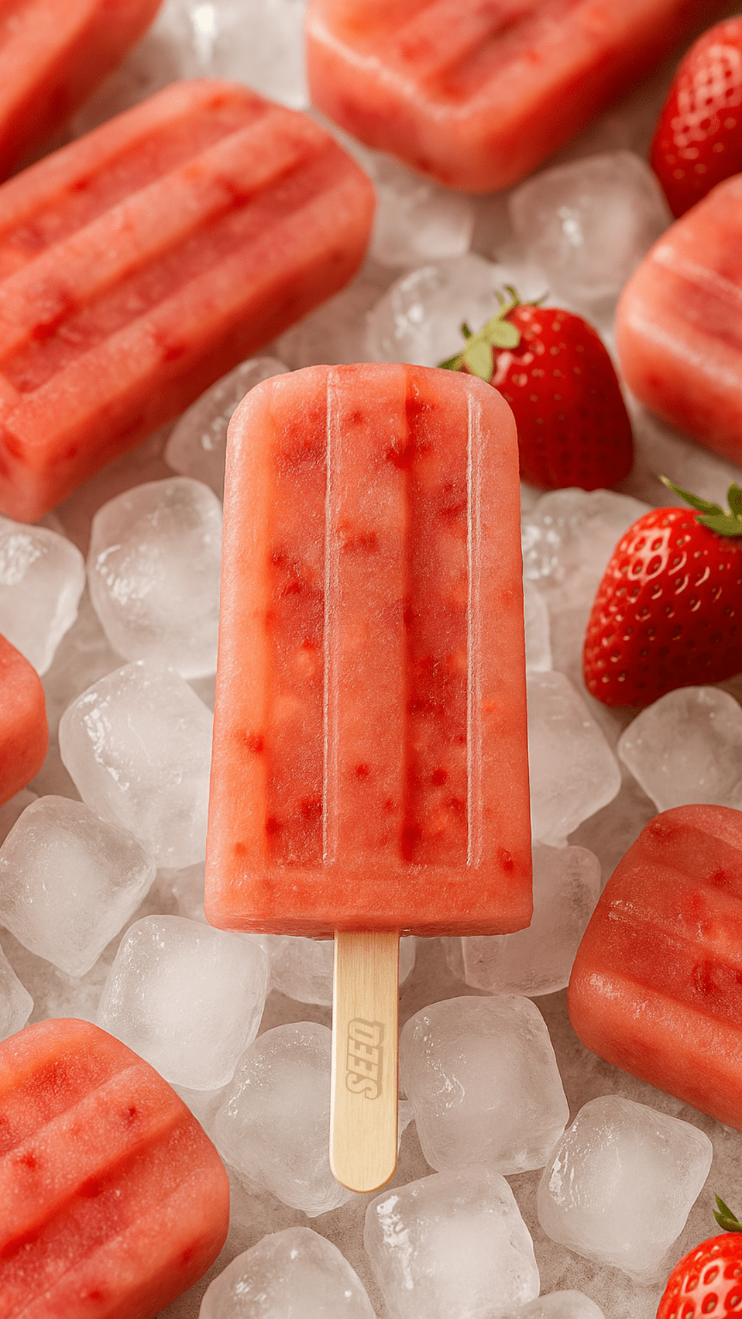 Strawberry Lemonade Popsicles