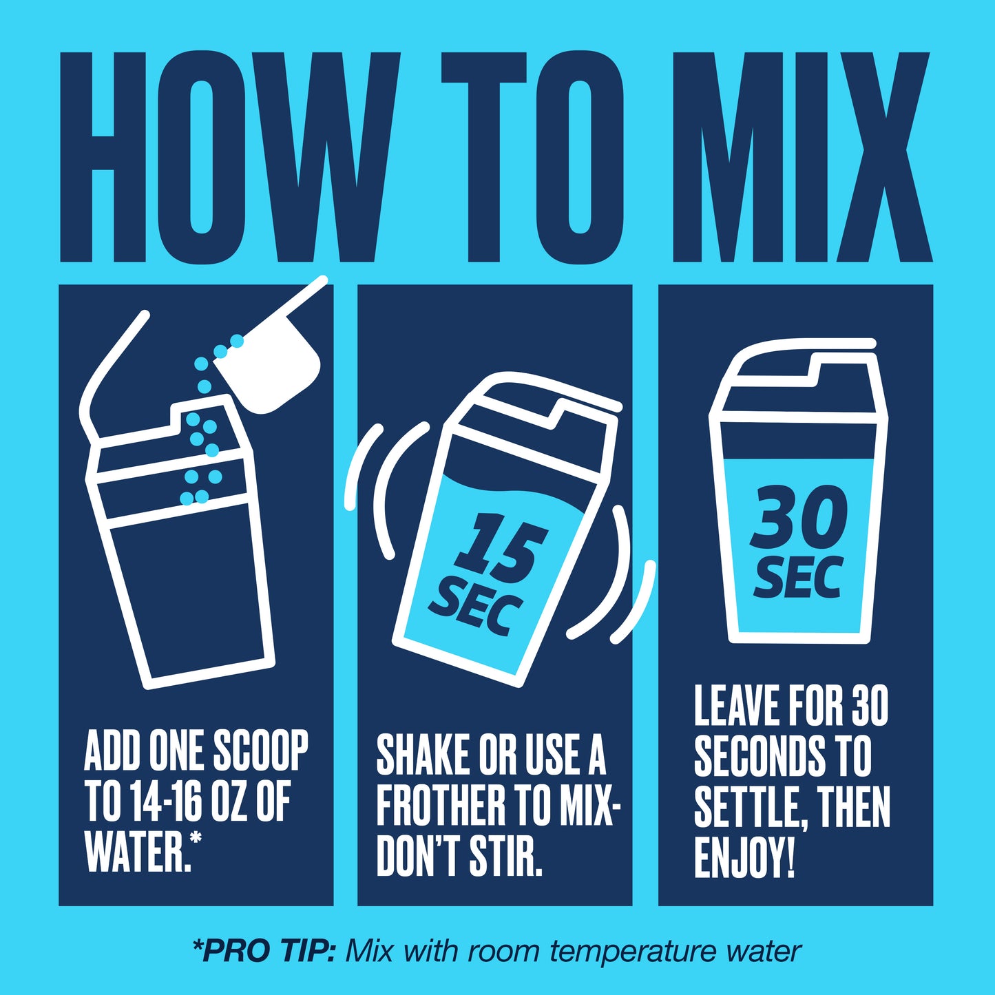 Clear Protein Blue Razz Freeze