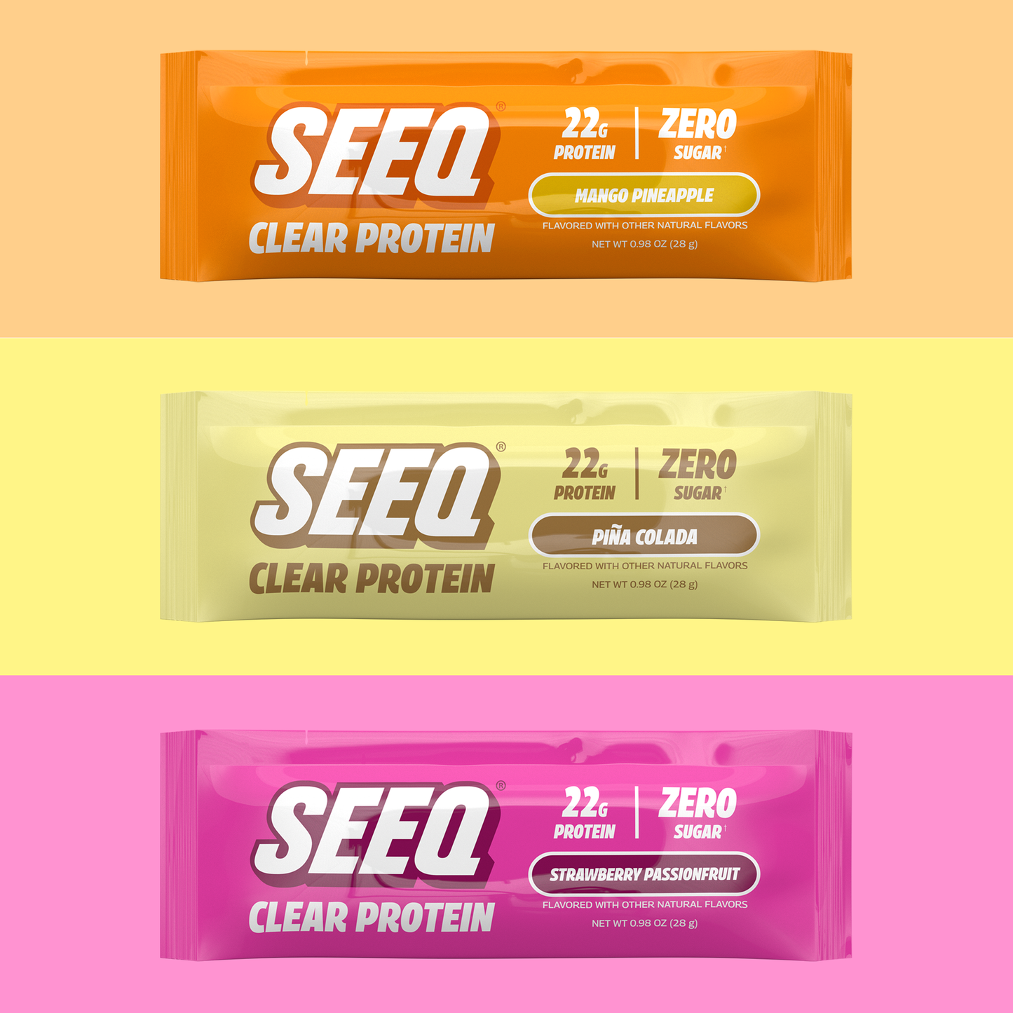 Clear Protein Tropical Variety Pack