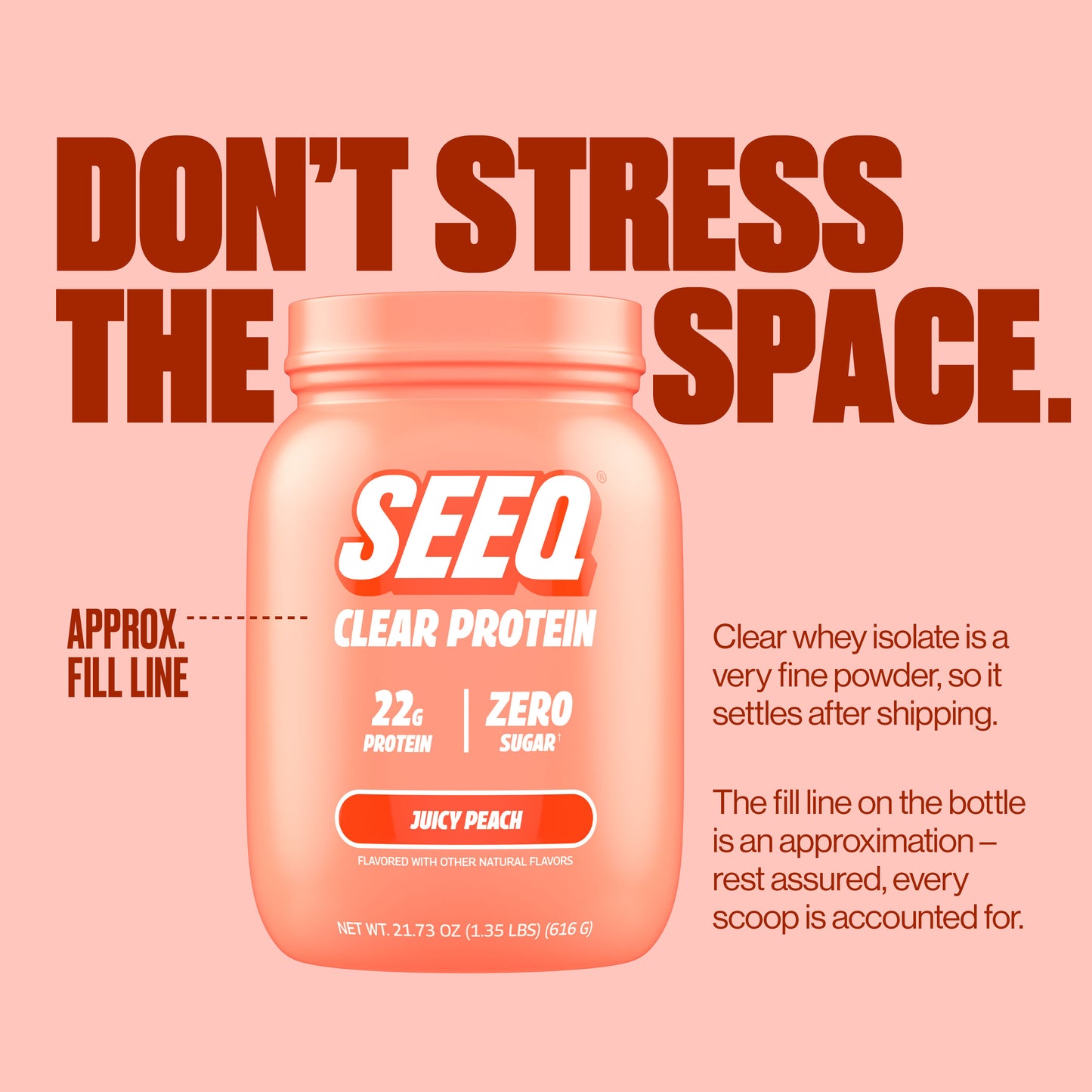 CLEAR PROTEIN JUICY PEACH