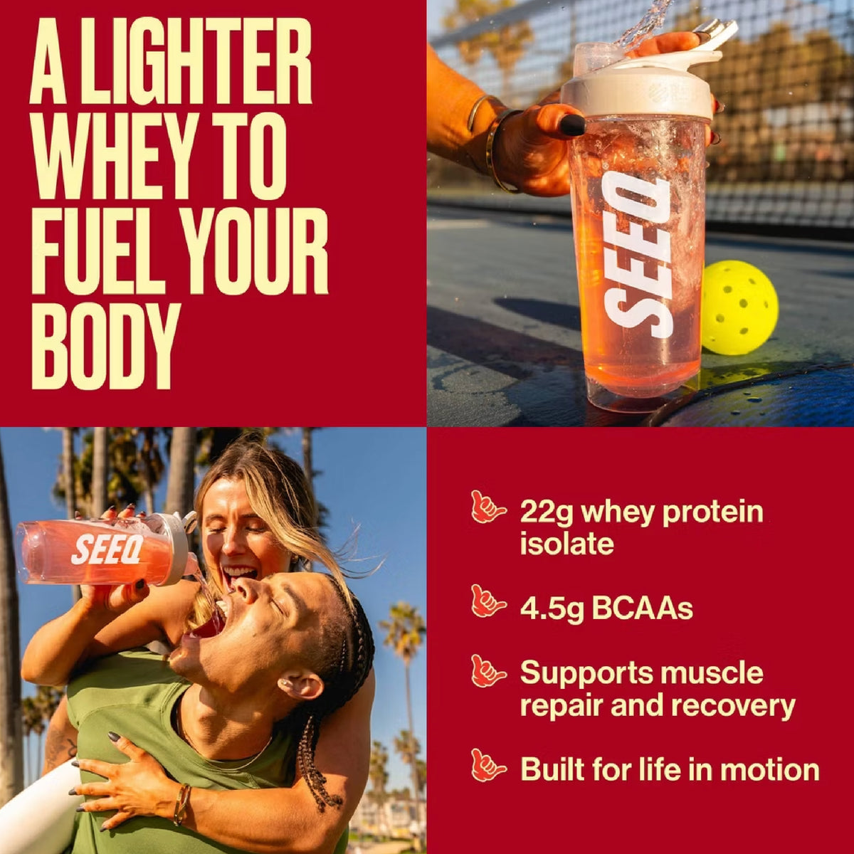 Clear Protein Strawberry Lemonade