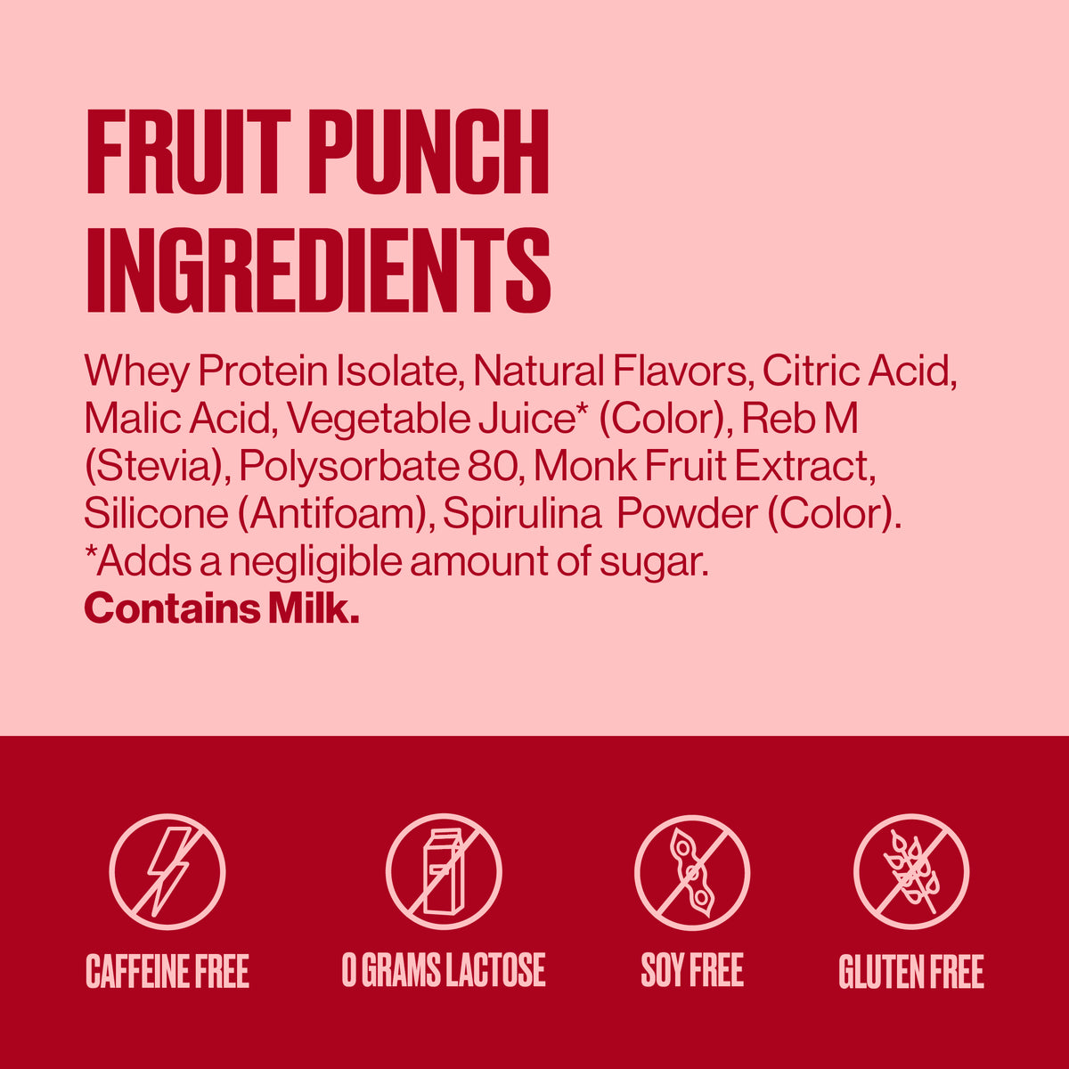 Clear Protein Fruit Punch