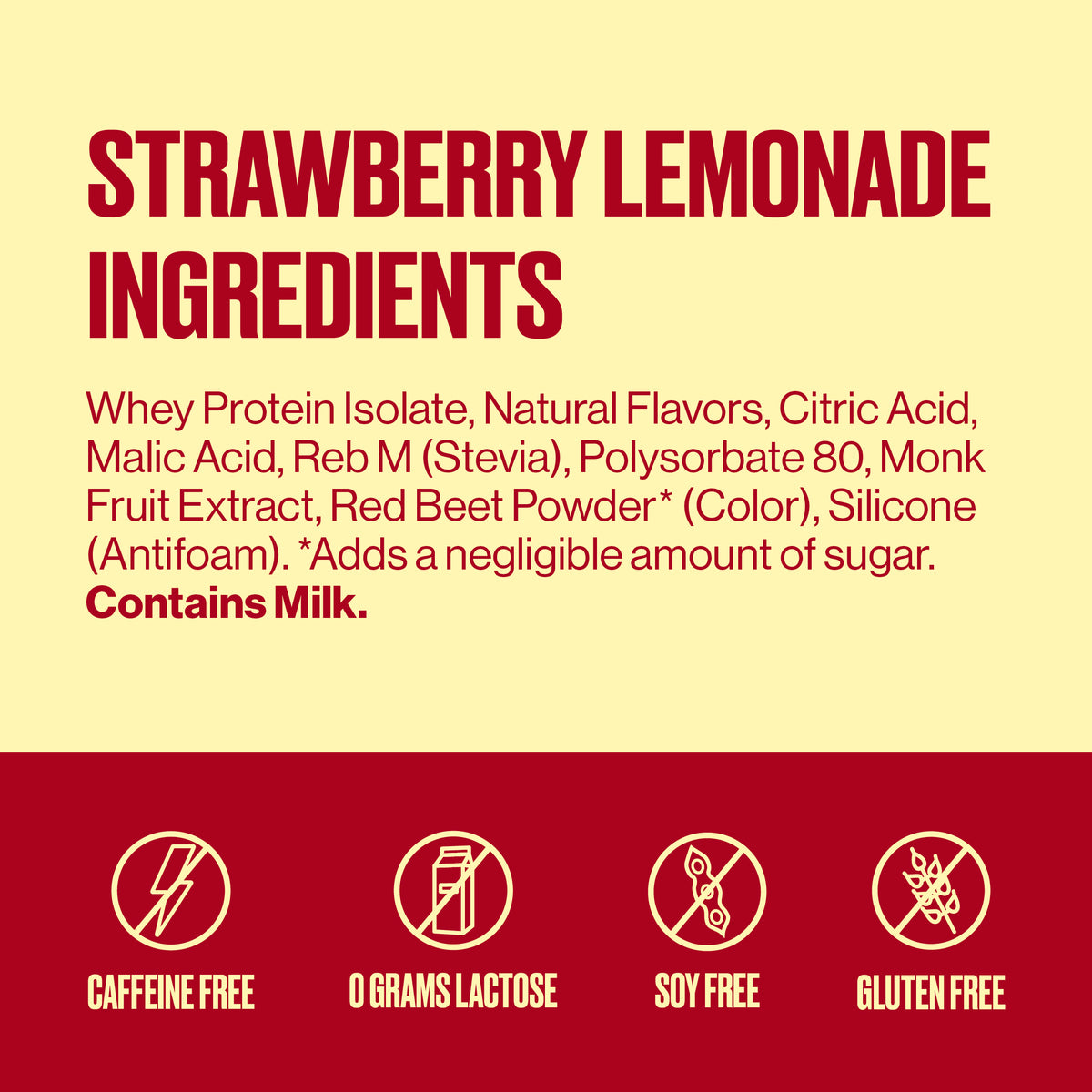 Clear Protein Strawberry Lemonade