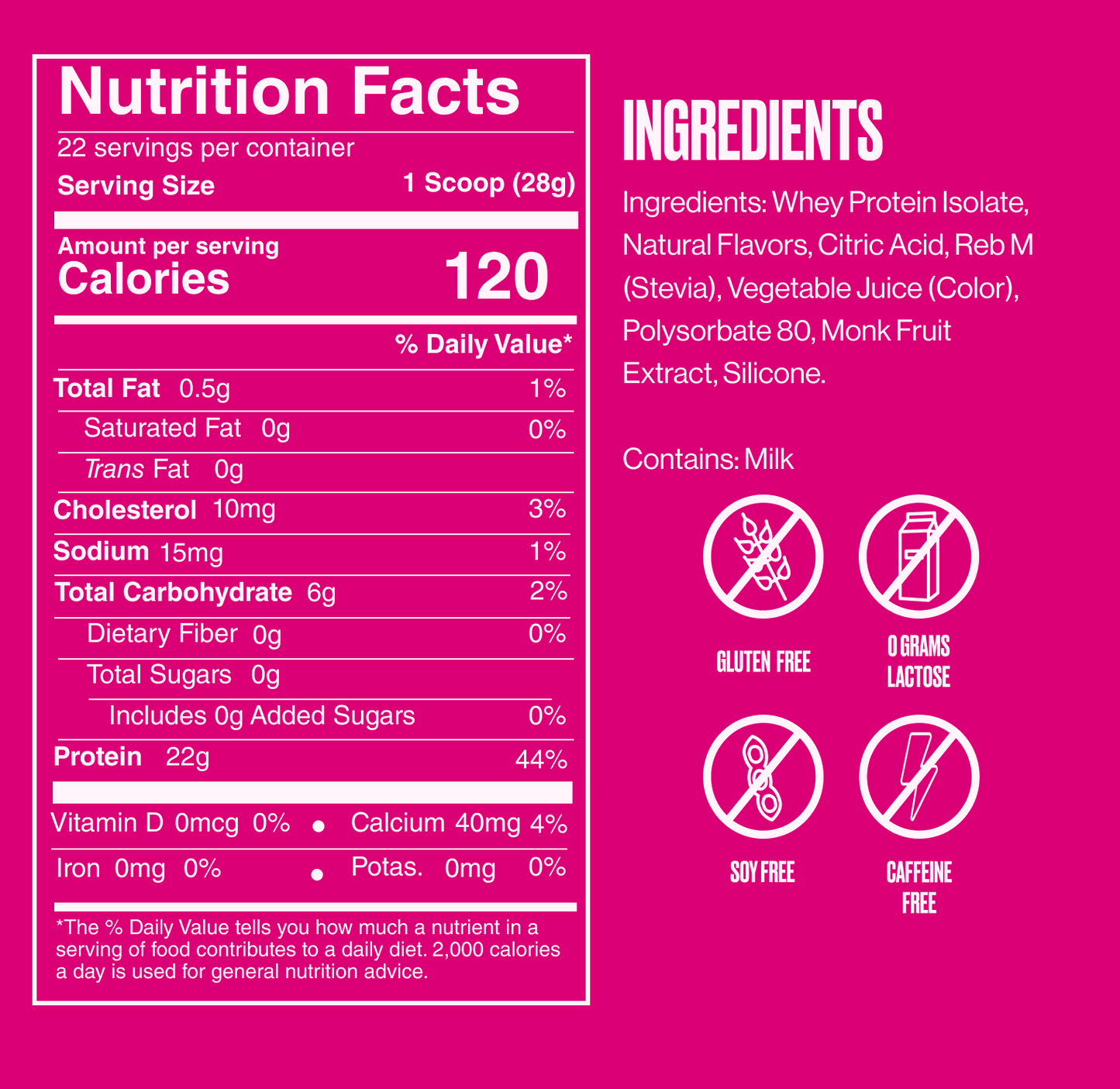 Clear Protein Dragonfruit Hibiscus