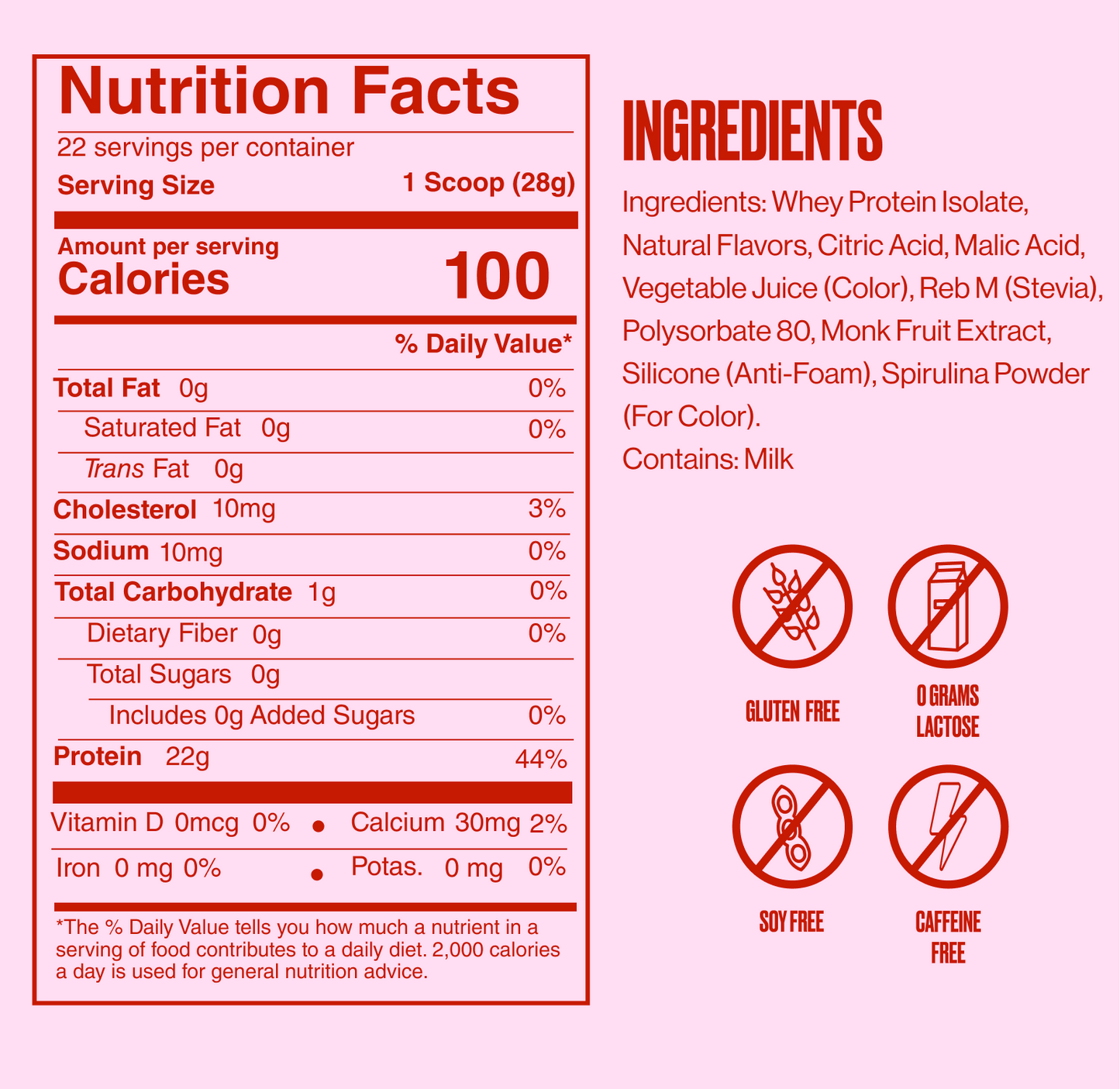 Clear Protein Fruit Punch