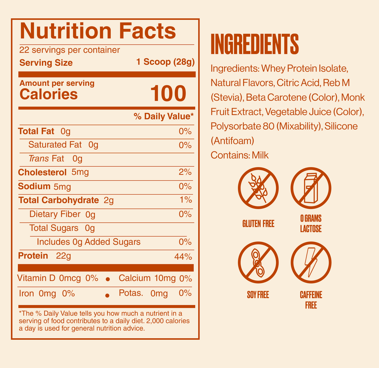 Clear Protein Orange Dreamsicle