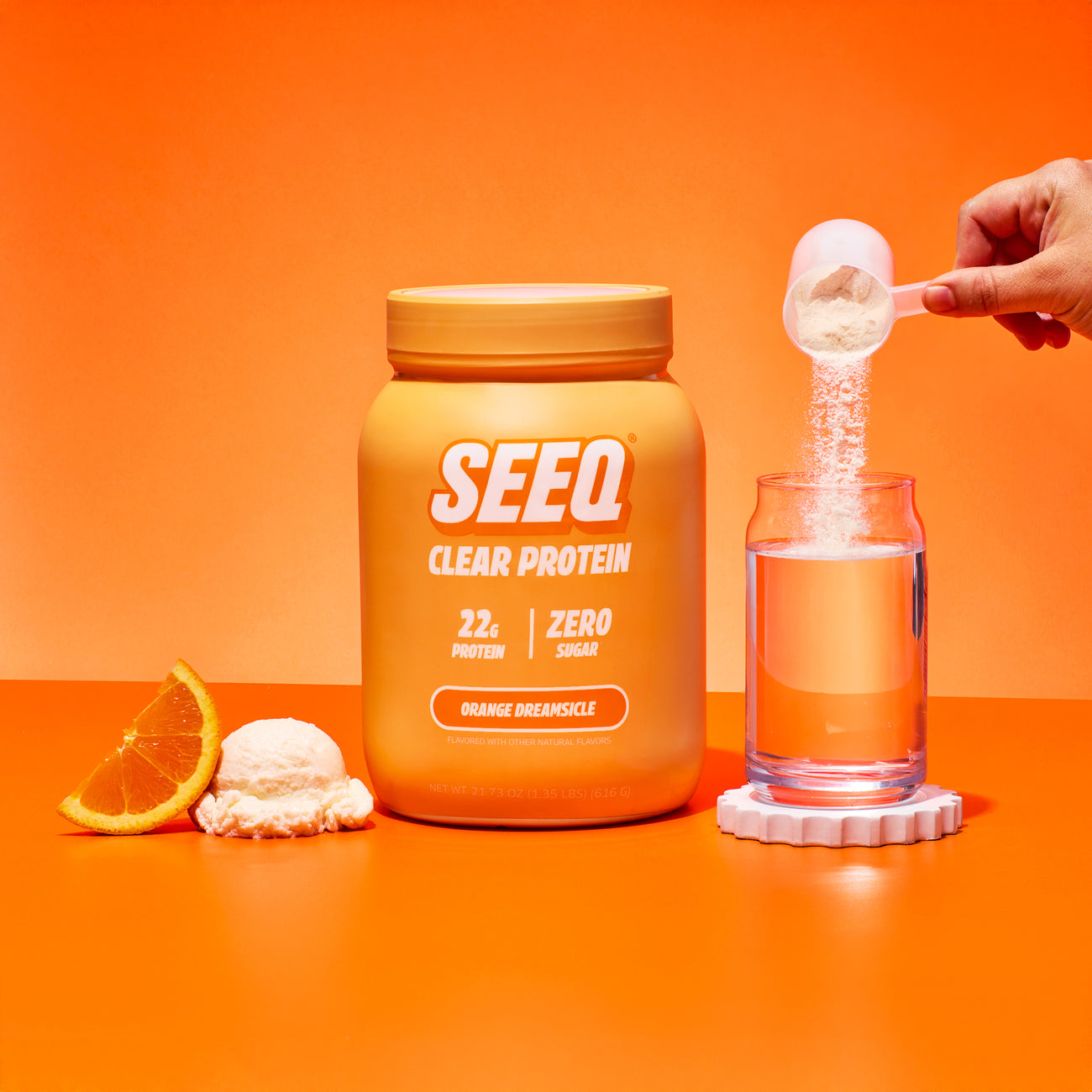 Clear Protein Orange Dreamsicle