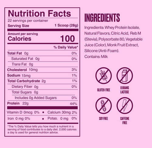 nutrition facts