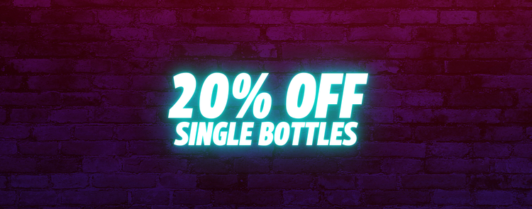 20% oFF ONE TIME BOTTLES