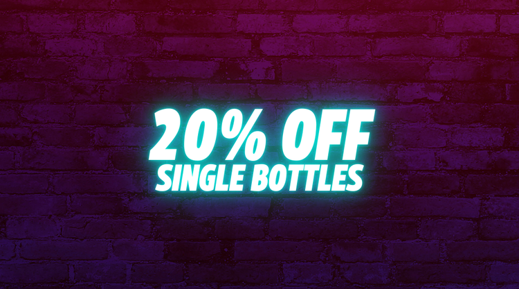 20% oFF ONE TIME BOTTLES