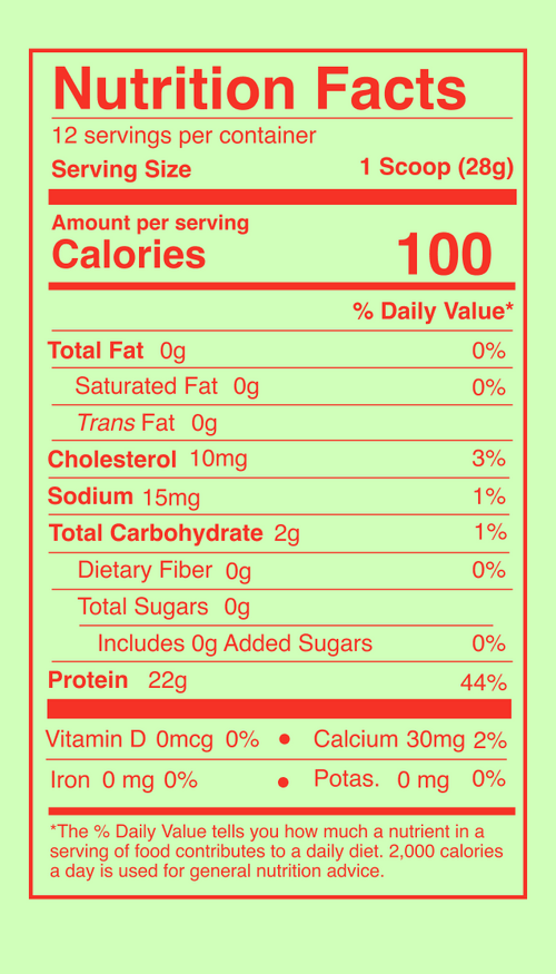 nutrition facts
