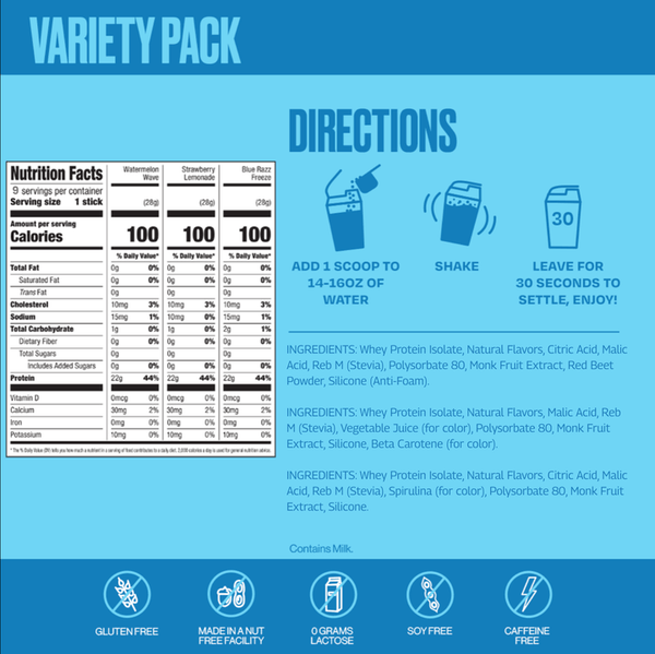 Clear Protein 9ct. Trial Pack - SEEQ