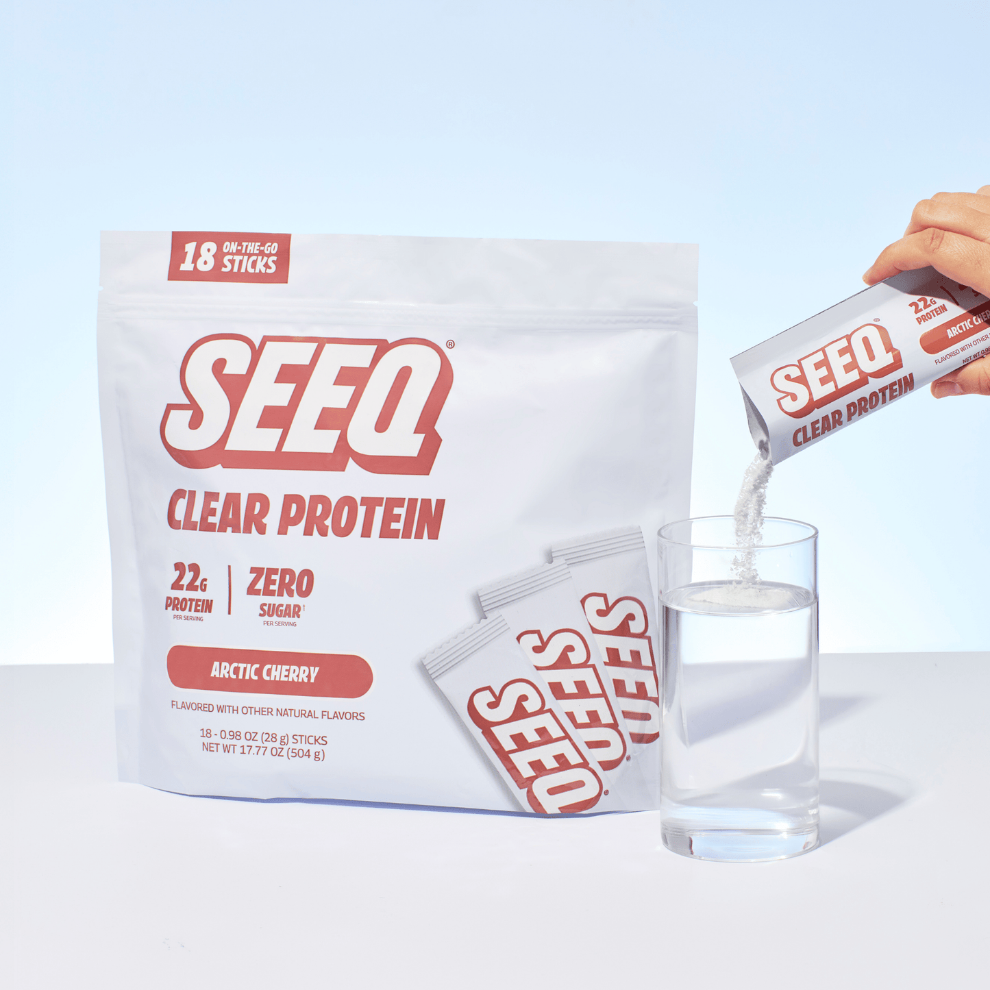 Clear Protein Arctic Cherry - SEEQ
