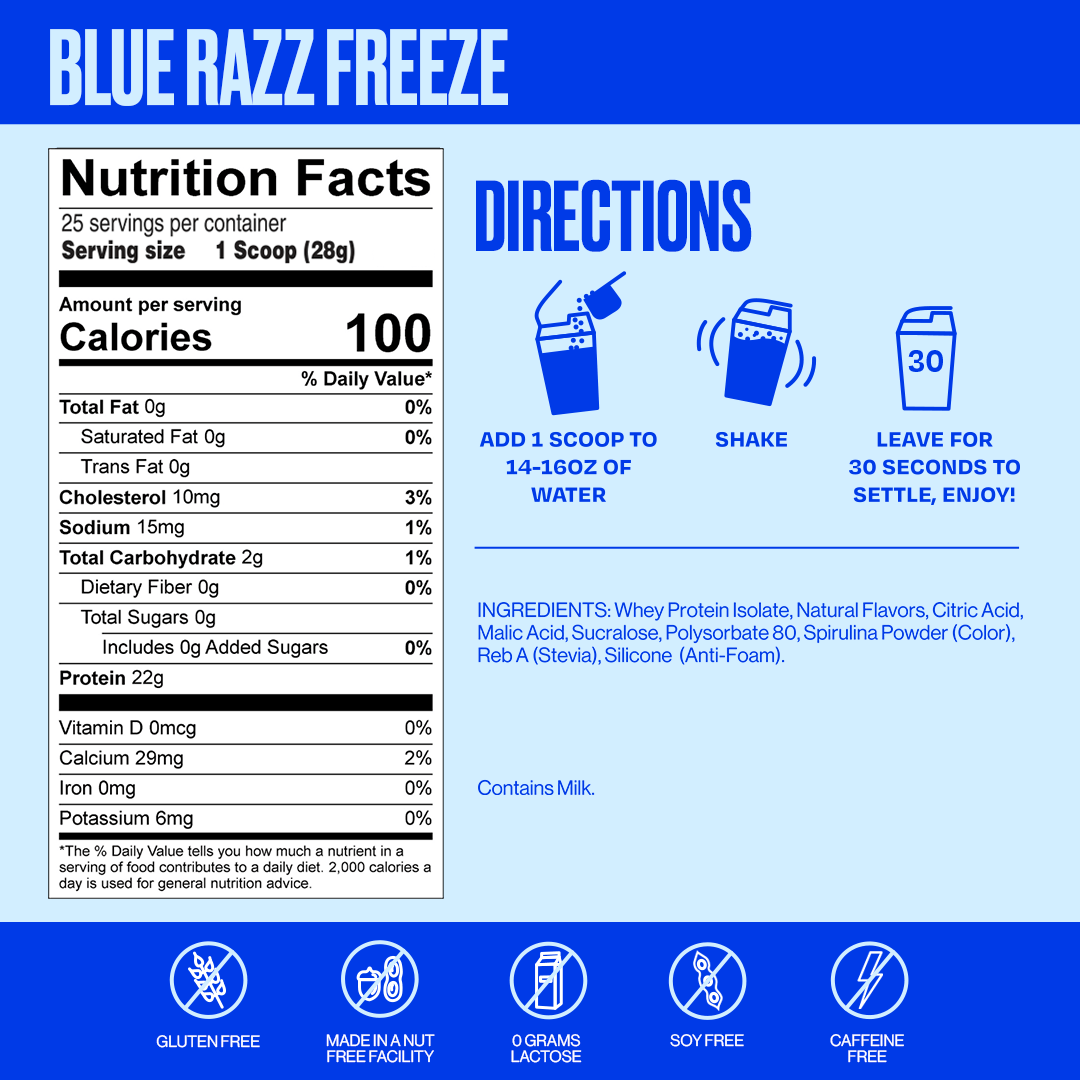 Protien Blue Razz Clear Protein – SEEQ