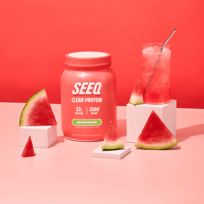 Seeq Clear Protein Watermelon Wave With Fresh Slices