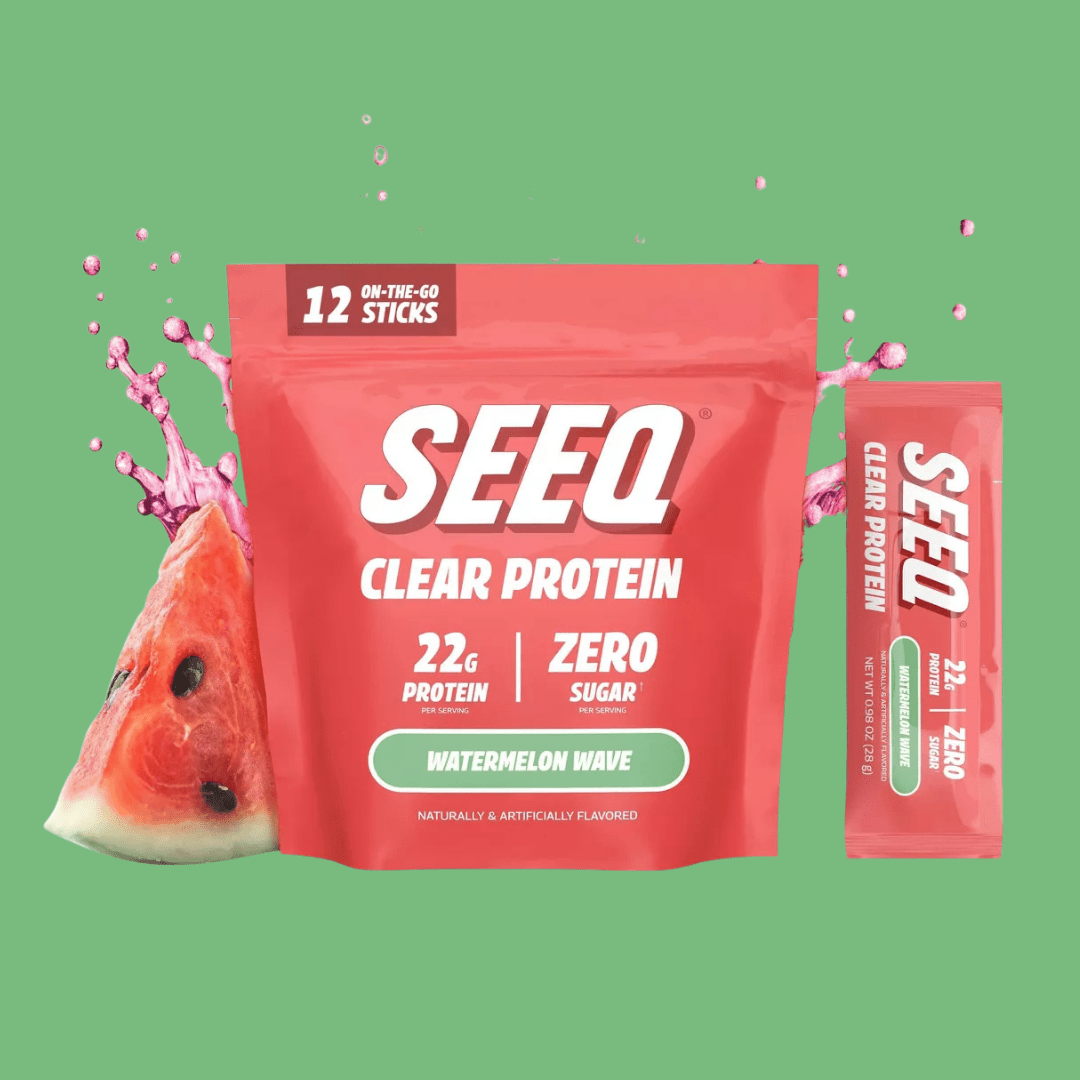 Clear Protein Watermelon Wave 12CT. On-The-Go – SEEQ