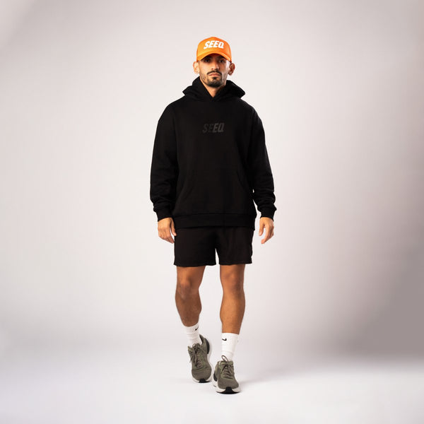 SEE SEE PACKABLE HOODIE【BLACK】 Seeq Stealth Hoodie – SEEQ