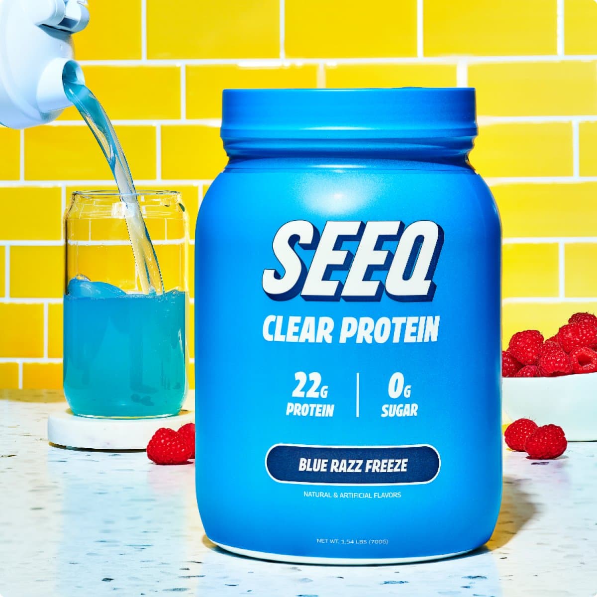 Clear Protein - SEEQ Blue Razz Freeze